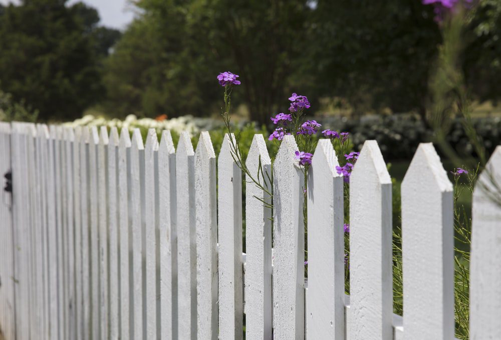 Wooden decking construction.